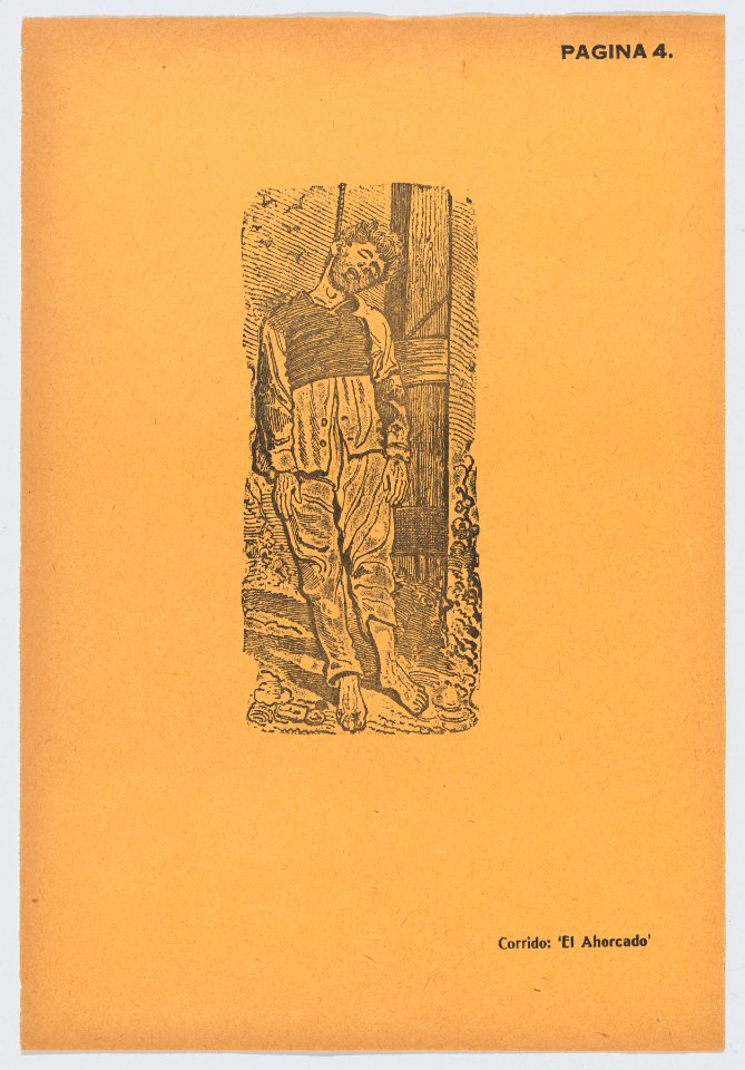 Page 4- a man hung by a rope, from '36 Grabados' (Mexico, 1943) MET DP872826