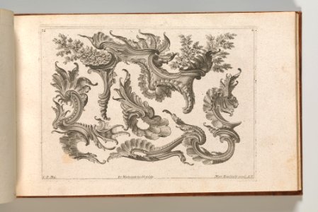 Page from Album of Ornament Prints from the Fund of Martin Engelbrecht MET DP703604