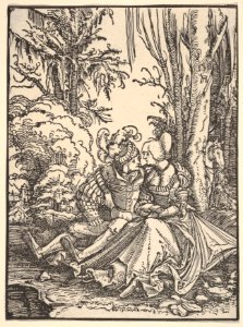 Pair of Lovers in the Forest MET DP832997