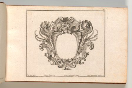 Page from Album of Ornament Prints from the Fund of Martin Engelbrecht MET DP703569