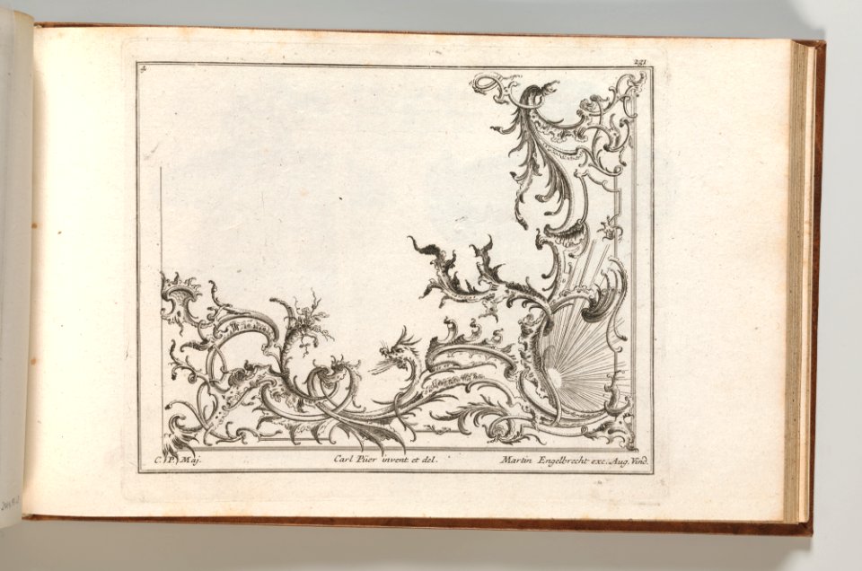 Page from Album of Ornament Prints from the Fund of Martin Engelbrecht MET DP703622