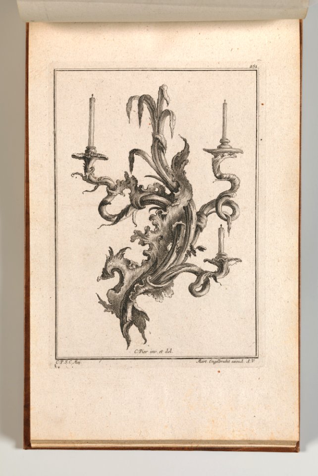 Page from Album of Ornament Prints from the Fund of Martin Engelbrecht MET DP703612