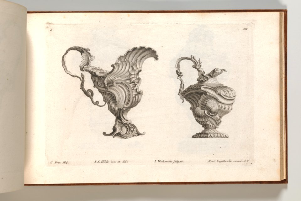 Page from Album of Ornament Prints from the Fund of Martin Engelbrecht MET DP703625