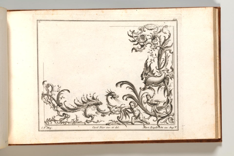 Page from Album of Ornament Prints from the Fund of Martin Engelbrecht MET DP703620