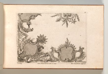 Page from Album of Ornament Prints from the Fund of Martin Engelbrecht MET DP703574