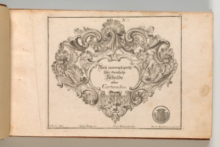 Page from Album of Ornament Prints from the Fund of Martin Engelbrecht MET DP703565