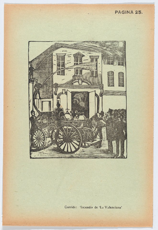 Page 25- the fire at La Valenciana, from '36 Grabados' (Mexico, 1943) MET DP872847