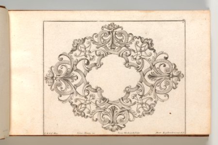 Page from Album of Ornament Prints from the Fund of Martin Engelbrecht MET DP703568