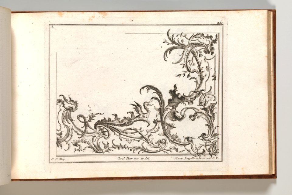 Page from Album of Ornament Prints from the Fund of Martin Engelbrecht MET DP703621