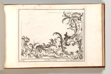 Page from Album of Ornament Prints from the Fund of Martin Engelbrecht MET DP703621
