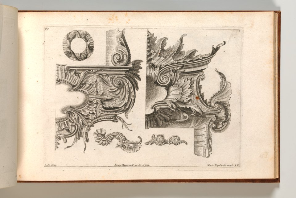 Page from Album of Ornament Prints from the Fund of Martin Engelbrecht MET DP703617