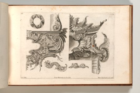 Page from Album of Ornament Prints from the Fund of Martin Engelbrecht MET DP703617