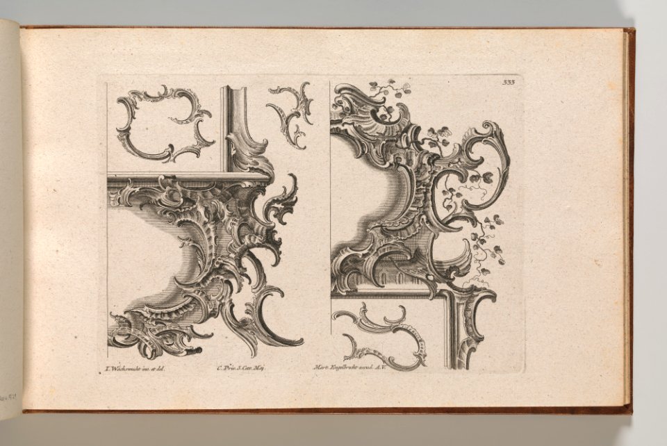 Page from Album of Ornament Prints from the Fund of Martin Engelbrecht MET DP703594