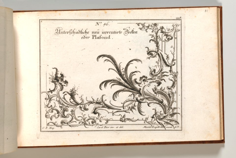 Page from Album of Ornament Prints from the Fund of Martin Engelbrecht MET DP703619