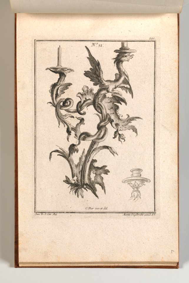 Page from Album of Ornament Prints from the Fund of Martin Engelbrecht MET DP703611