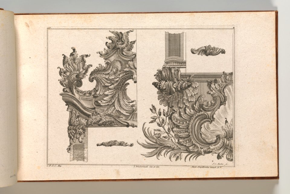 Page from Album of Ornament Prints from the Fund of Martin Engelbrecht MET DP703586