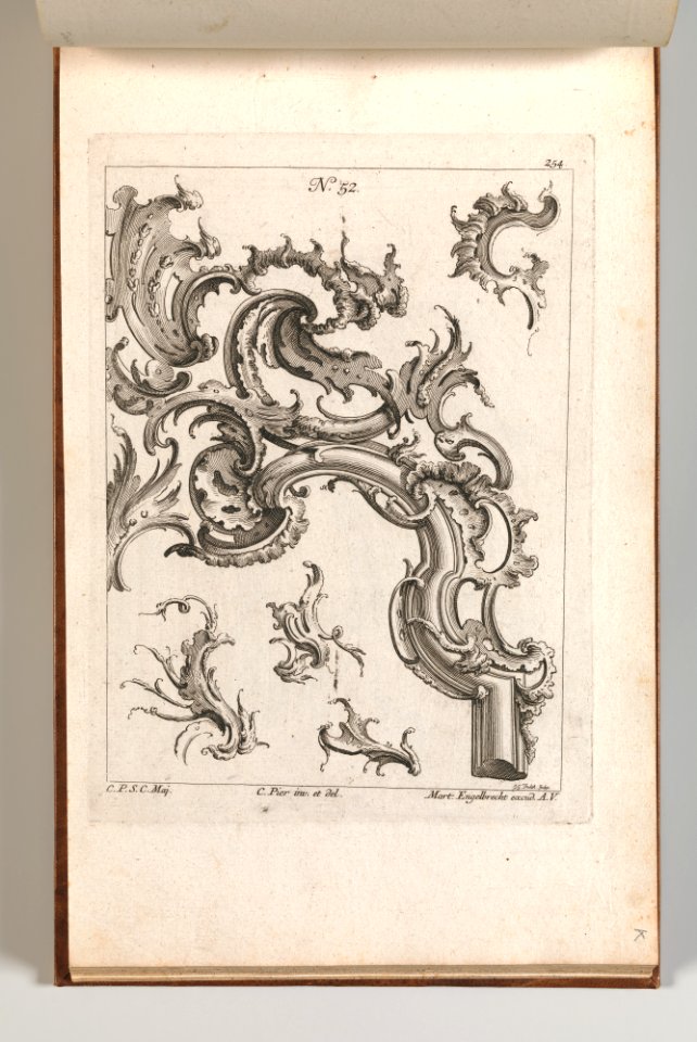 Page from Album of Ornament Prints from the Fund of Martin Engelbrecht MET DP703607