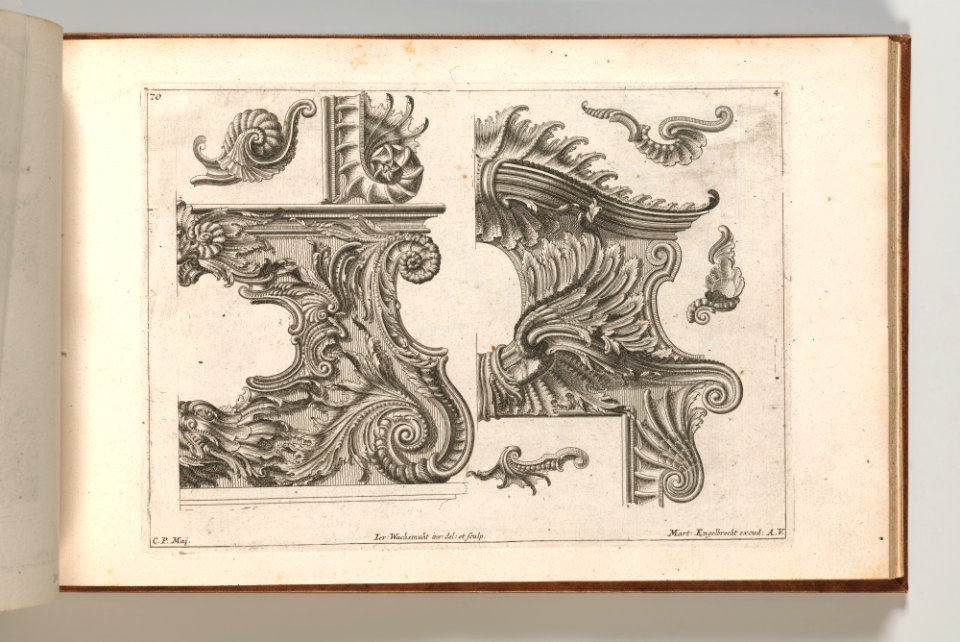 Page from Album of Ornament Prints from the Fund of Martin Engelbrecht MET DP703618