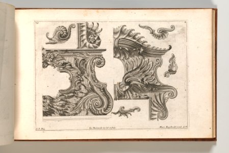 Page from Album of Ornament Prints from the Fund of Martin Engelbrecht MET DP703618