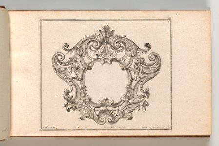 Page from Album of Ornament Prints from the Fund of Martin Engelbrecht MET DP703570
