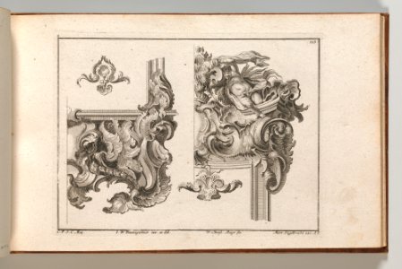 Page from Album of Ornament Prints from the Fund of Martin Engelbrecht MET DP703597