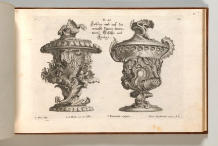 Page from Album of Ornament Prints from the Fund of Martin Engelbrecht MET DP703623