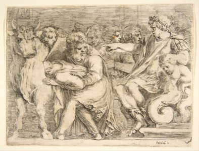 Phalaris Having Perillus Thrown into the Bronze Bull MET DP817186