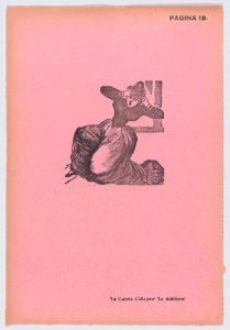 Page 17- a woman falling to her knees, from '36 Grabados' (Mexico, 1943) MET DP872840