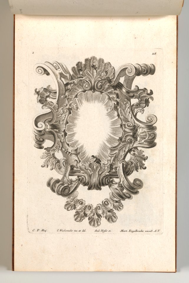 Page from Album of Ornament Prints from the Fund of Martin Engelbrecht MET DP703576