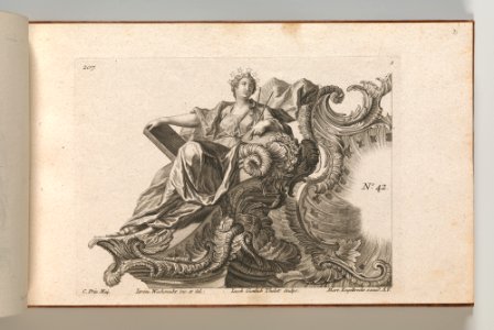 Page from Album of Ornament Prints from the Fund of Martin Engelbrecht MET DP703579