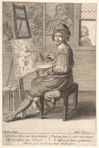 Painter at an Easel MET DP818282