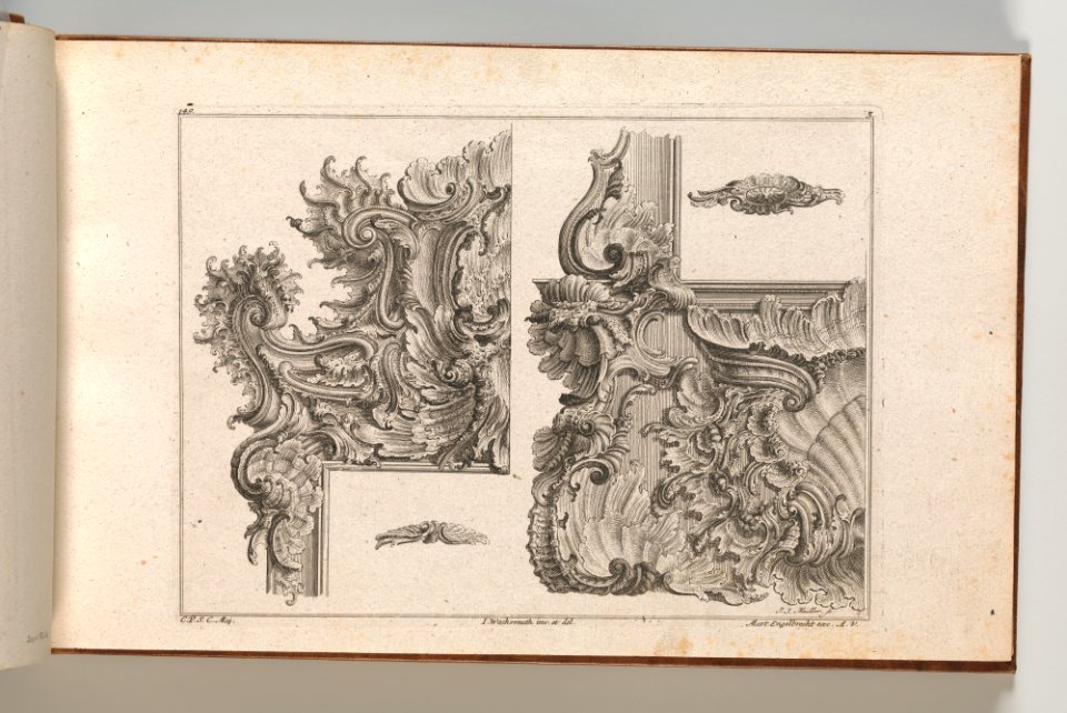Page from Album of Ornament Prints from the Fund of Martin Engelbrecht MET DP703585