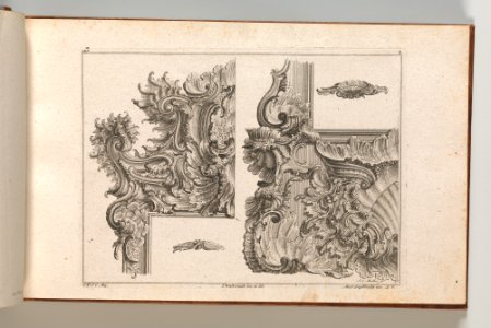 Page from Album of Ornament Prints from the Fund of Martin Engelbrecht MET DP703585