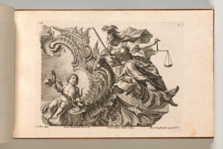 Page from Album of Ornament Prints from the Fund of Martin Engelbrecht MET DP703580
