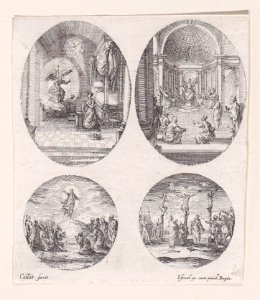 Plate Containing Three Oval Medallions Met DP890735