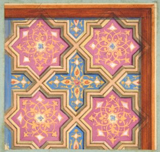 Partial design for the decoration of a ceiling MET DP811816
