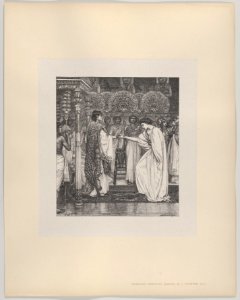Pharoah Honors Joseph (Dalziels' Bible Gallery) MET DP835873