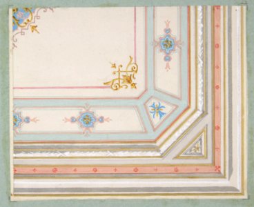 Partial design for a painted ceiling MET DP811398