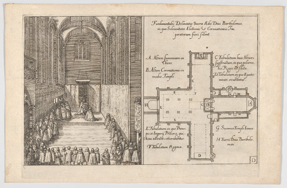 Plate D- Election and Coronation of Emperor Maximilian II MET DP855318