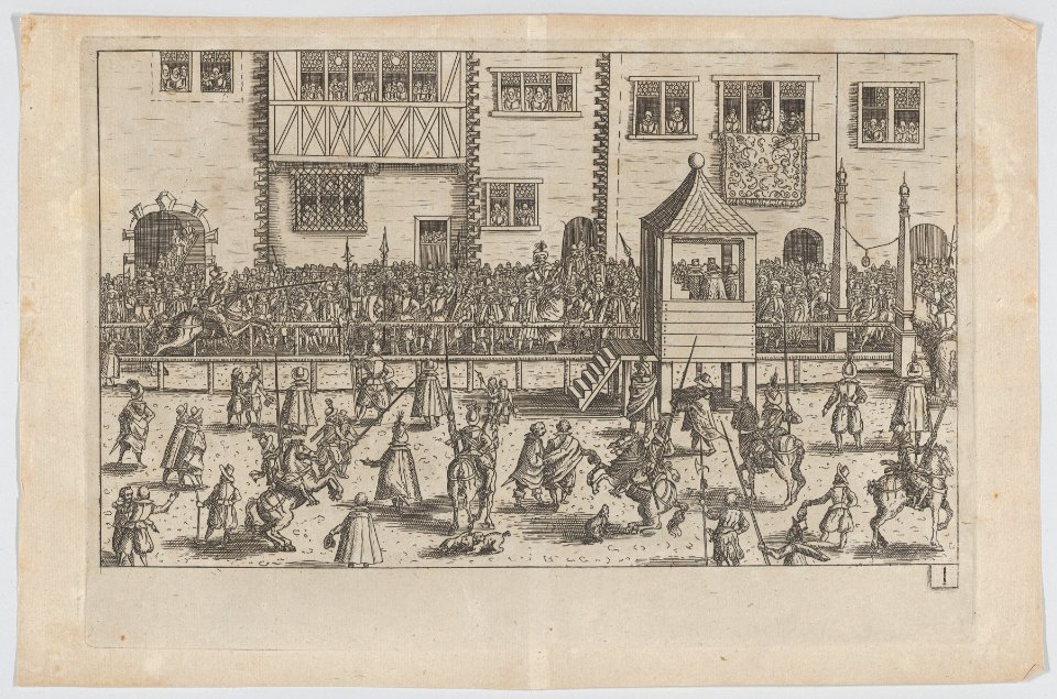Plate I- Election and Coronation of Emperor Maximilian II MET DP855322