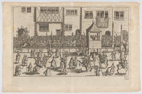 Plate I- Election and Coronation of Emperor Maximilian II MET DP855322