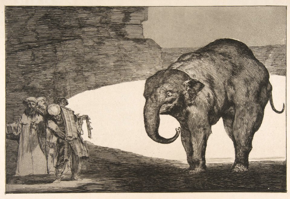 Plate C from the 'Disparates'- Animal Folly MET DP817485