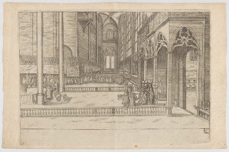 Plate C- Election and Coronation of Emperor Maximilian II MET DP855317