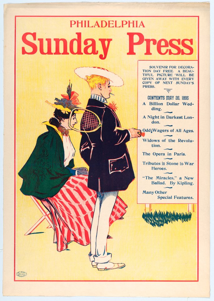 Philadelphia Sunday Press- May 26, 1895 MET DP865103