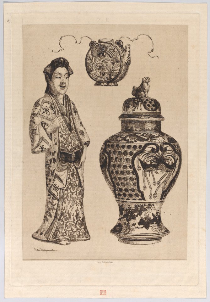 Plate II; from History of Porcelain Met DP886850