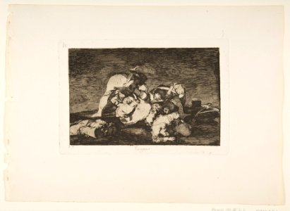 Plate10 from 'The Disasters of War' (Los Desastres de la Guerra)- 'Nor -do these- either.' (Tampoco) MET DP817144