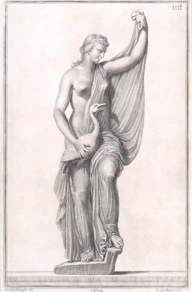 Plate IIII (4)- Leda and the Swan Met DP887779