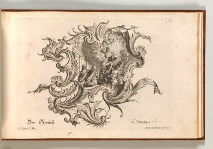 Page from Album of Ornament Prints from the Fund of Martin Engelbrecht MET DP703661
