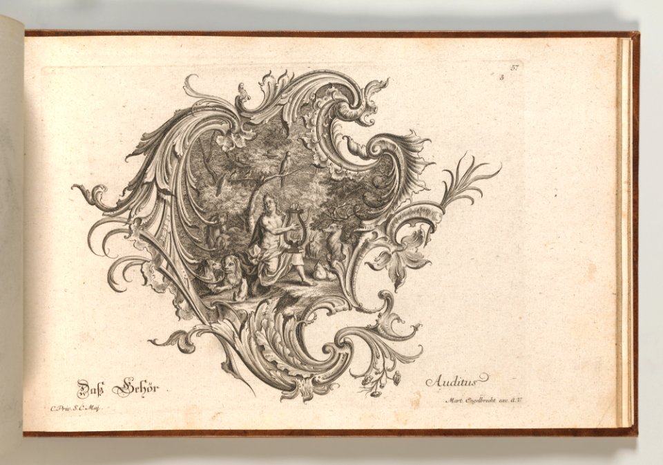 Page from Album of Ornament Prints from the Fund of Martin Engelbrecht MET DP703659