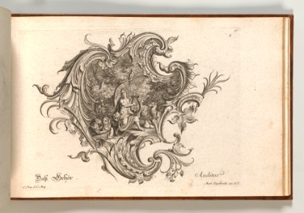 Page from Album of Ornament Prints from the Fund of Martin Engelbrecht MET DP703659
